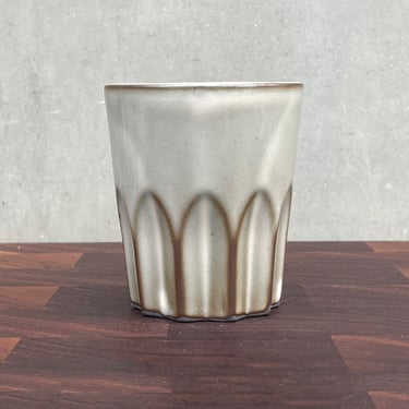 Black Porcelain Ceramic "Peak" Cup  -  Glossy "Coffee" 
