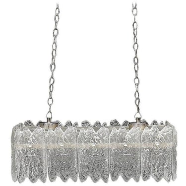 Crystal Glass Chandelier by Carl Fagerlund for Orrefors 