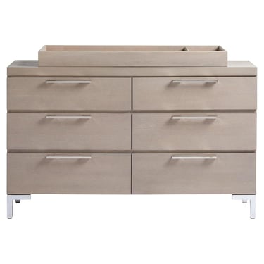 Universal Furniture Brian Modern Classic Grey 6 Drawer Wood Dresser MB1-58