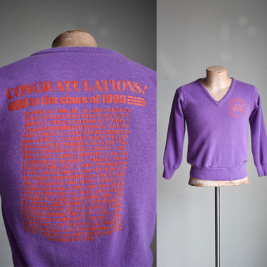 Vintage 1980s Prince Production Sweatshirt / Vintage Prince 1999 Crew Sweatshirt / 1999 Prince Rainbow Productions Sweatshirt 
