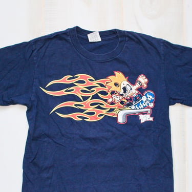 Vintage Y2K Tech Deck T Shirt, Skate T Shirt, Skateboard, Graphic, Streetwear, Flames Tee, 1990s 