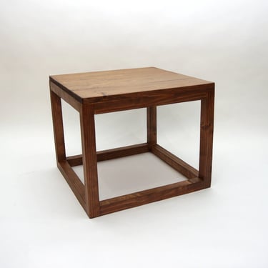 Simple square modern coffee table - Early American 