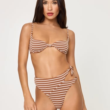Tulip Bikini Top - Brown Sugar