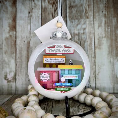 North Pole Diorama Ornament 
