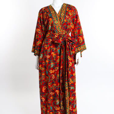 Floral Paisley Kimono Robe
