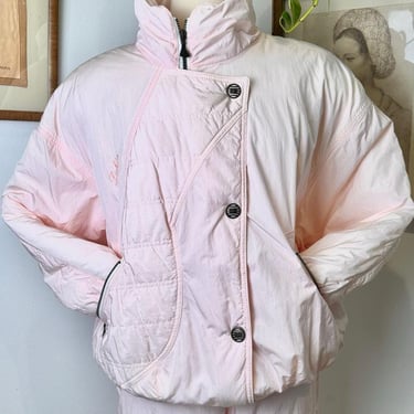 Vintage Pink Luhta | Ski Suit Women’s Retro | Snow Outfit | Winter Sportswear | Size 10 | Snowsuit VTG | Womens Stylish Ski Jumpsuit 