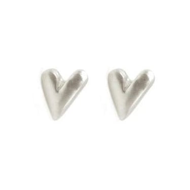Philippa Roberts | Luna - Heart Post Earrings