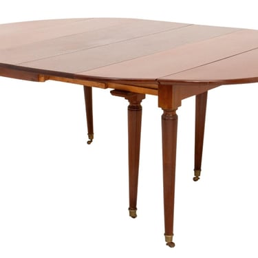 Louis XVI Style Mahogany Extending Dining Table