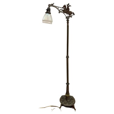 1920's Rembrandt Cast Iron Floor Lamp