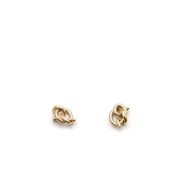 Tiro Tiro Knot Earrings - 14k Gold on Garmentory