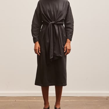 Black Crane Gem Neck Dress, Ash | Glasswing Shop | Seattle, WA