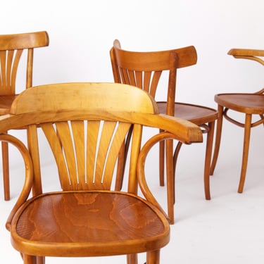 Vintage Chairs by Radomsko ZMG, Poland, Bentwood, Beech, 1970s 