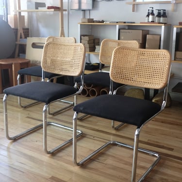 Cesca Chairs by Marcel Breuer for Knoll (Set of 4)