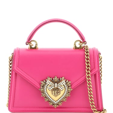 Dolce & Gabbana Leather Small 'Devotion' Bag Women