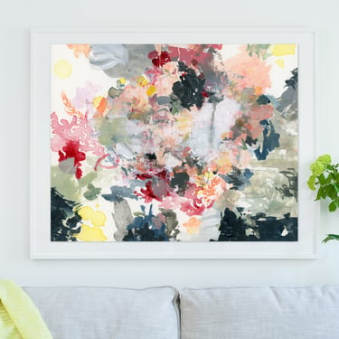 Changing . extra large wall art . horizontal giclee art print available in all sizes 