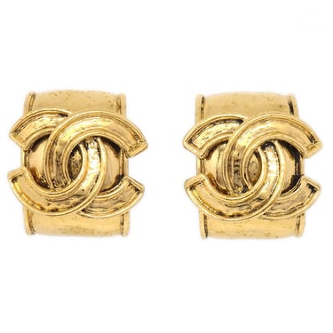CHANEL Gold Earrings Clip-On 94P
