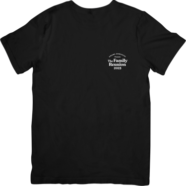 The Family Reunion Tee 2023: Black