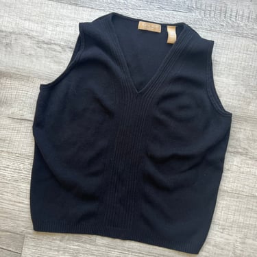 Kate Hill Black Sweater Vest