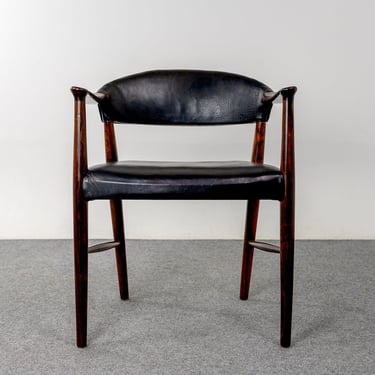 Danish Modern Rosewood Armchair, By Kurt Olsen - (322-121) 