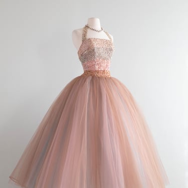 Spectacular 1950's Emma Domb Sugar Plum Fairy Gown / Small