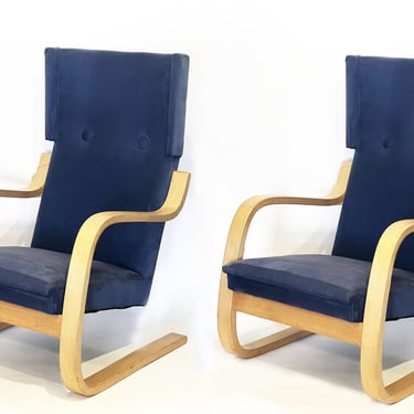 1934 Alvar Aalto 401 Wingback Chair by Artek
