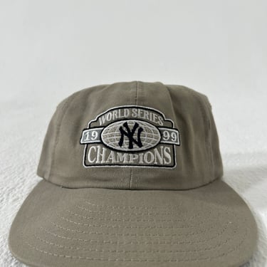 Vintage 1999 New York Yankees World Series Champions Cream Hat