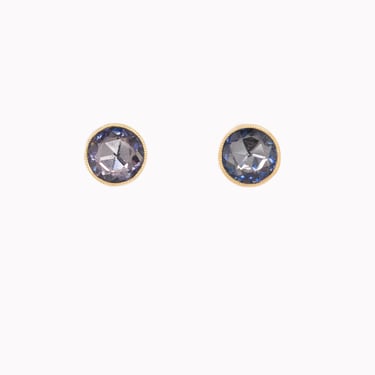 Juicy Rose-Cut Sapphire Studs