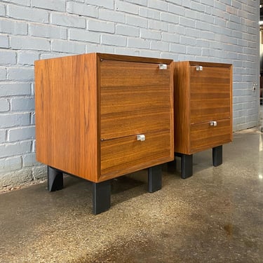 Early George Nelson Nightstands for Herman Miller