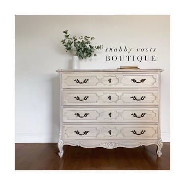 NEW! Antique French Dresser chest of drawers- old world Gustavian paint finish- entry way table or buffet- San Francisco, CA by Shab