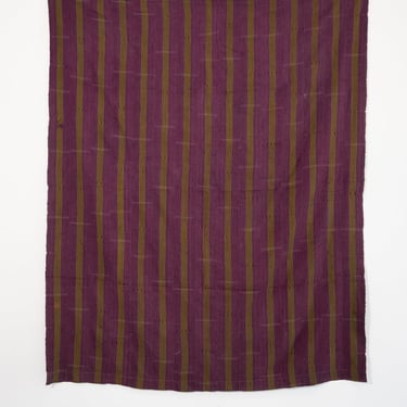 VINTAGE ASO OKE IN PURPLE WITH GREEN STRIPE