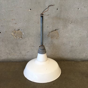 White Porcelain Lamp Fixture