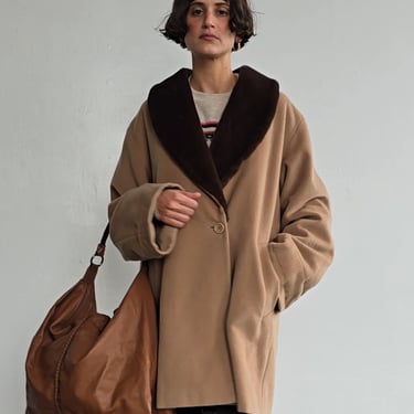 Gerard Darel Cashmere + Wool Coat (L)