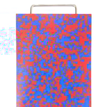 Large Blue/Red Cutting board