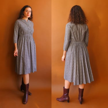 Vintage Calico Cotton Farm Dress/Antique Blue White | Bottle of Bread -  Baltimore, MD | ATTIC