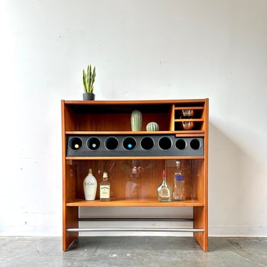 Danish teak bar cabinet by Poul Heltborg for Heltborg Mobler 