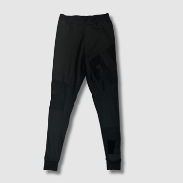 Preloved black 'all-over reroll' legging (S)