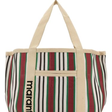 Isabel Marant Woman Multicolor Nylon Darwen Shopping Bag