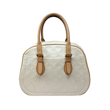 Louis Vuitton Patent Leather Cream Purse