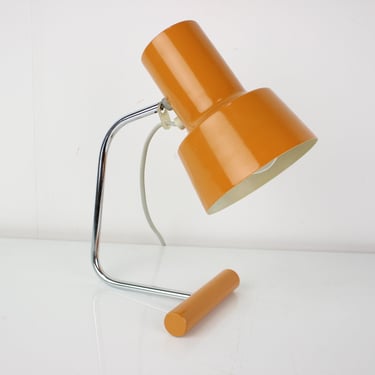 Midcentury Table Lamp/Napako Designed by Josef Hurka, 1970s / Mid-century / Orange Colour / Vintage Lamp / 