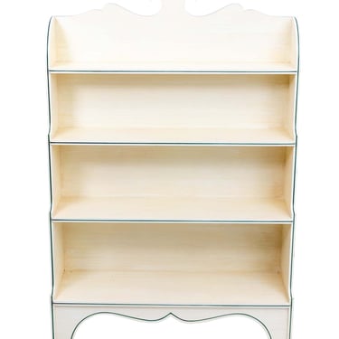 Painted Waterfall Bookcase
