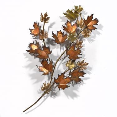 Jere "Leaves" Wall Sculpture in Mixed Metals