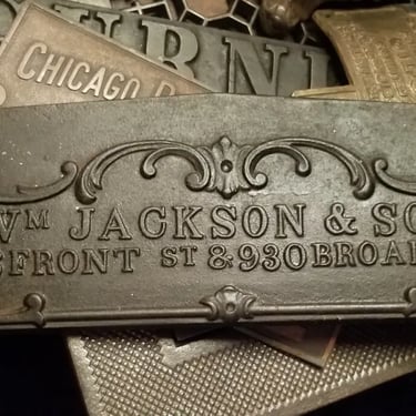 1850's Wm Jackson & Son NYC Foundry Parlor Grate 