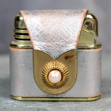 Bond Street German Mini Lighter | Leather Case and Clasp | Non-Working Lighter | Fashion Lighter | Bixley Shop 