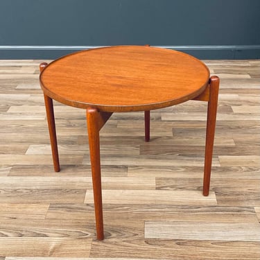 Danish Modern Teak Side with Removable Tray Top, c.1960’s 
