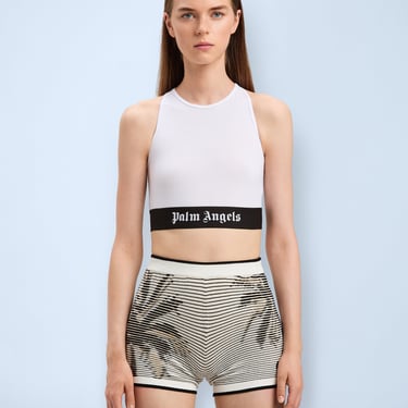 Palm Angels Women Logo Print Tank Top