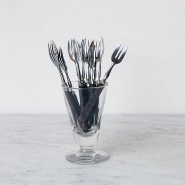 Ebonized Seafood Forks set of 11