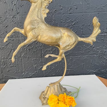 Vintage Brass Horse