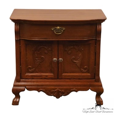 LEXINGTON FURNITURE Victorian Sampler Collection Quarter Sawn Oak 30″ Cabinet Nightstand 391-518 