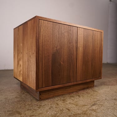 Connor Media Cabinet, Solid Hardwood Storage Cabinet, Modern Wood Storage (Shown in Walnut) 