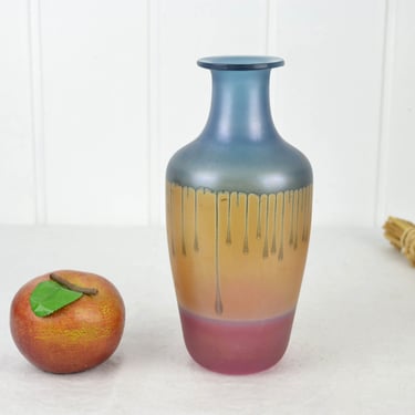 WMF Vase La Galleria Glass Vase Design International Studio Glass 80s Art Glass Glass Brocante Flower Vase Vintage Design Modern Retro 